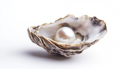 Pearl nestled in an open oyster shell (4)