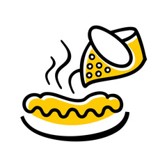 Food Absorption Icon for Nutrient Process