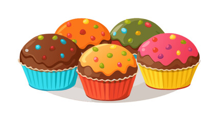 easter cupcakes with eggs