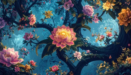 illustrazioni floreali e decorative, poetiche/emozionali, orientate a illustrazioni artistiche, oniriche o decorative