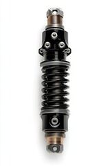 Black motorcycle shock absorber (1)