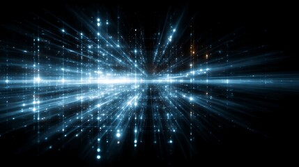 Fototapeta premium 光のデジタル空間, Digital Light Matrix