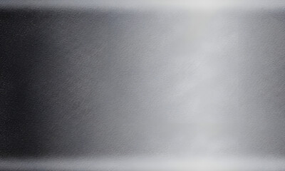 Obraz premium The image depicts a brushed metal texture with a silver or gray stainless steel surface and a shiny metallic pattern