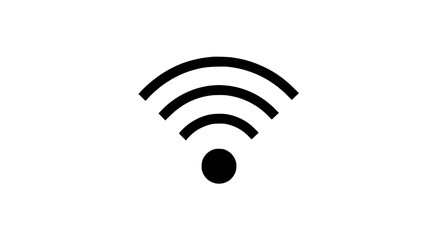 Stay connected with this modern wireless signal graphic, perfect for illustrating network connectivity, internet access, and technology solutions for digital marketing, app design, and presentations