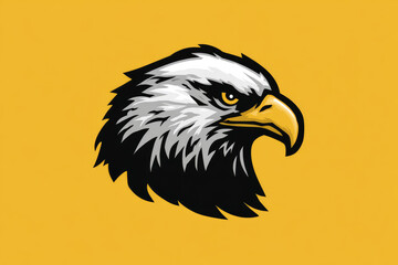 Fototapeta premium eagle head mascot logo