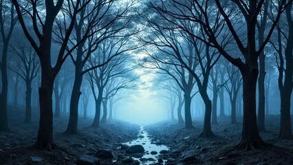 Exhibition of artistic scenes in the Blue Forest