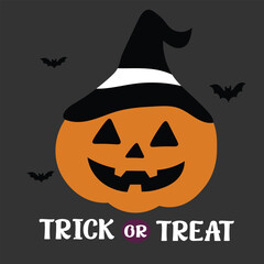 halloween background with pumpkin