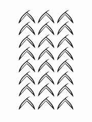 Minimilist pattern featuring multiple instances of the citroen logo arranged in a grid like formation design element vector