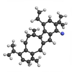 Detailed Molecular Structure Visualization of Organic Compounds