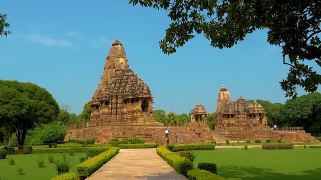 The Khajuraho Group of Monuments are a group of Hindu and Jain temples in Chhatarpur district, Madhya Pradesh, India. its an a UNESCO World Heritage Site.