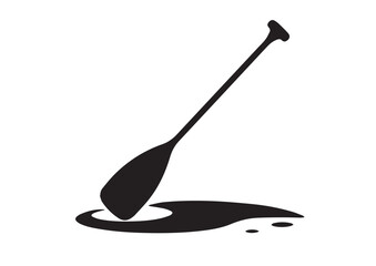 Paddle icon, Paddle solid vector