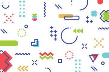 Memphis business card template