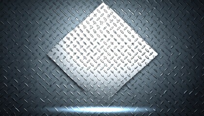 Abstract Geometric Metal Plate Background