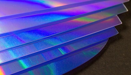 Layered Iridescent Sheets with Glossy Specular Highlights