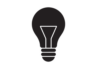 Obraz premium Bulb icon, Bulb solid vector