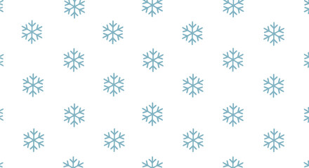 Seamless winter snowflake pattern delicate geometric ice crystals frozen beauty repeating design festive background vector