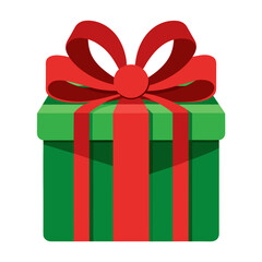 gift box with red ribbon