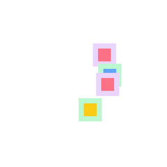 Icon Duotone Panels Art Glassmorphism