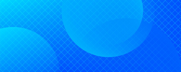 Abstract background blue with dynamic circle shape elements.