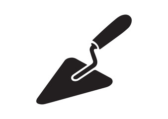 Trowel icon, Trowel solid vector