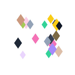 Maximalist Petaloids Art Glassmorphism Illustration