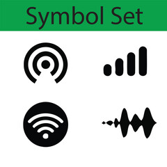 Wireless Connection Symbol Set