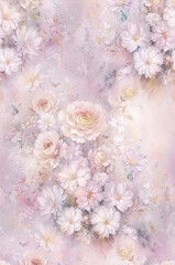 Assorted Hand painted Floral Patterned Decorative Paper Collection