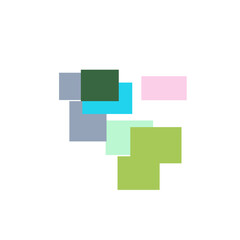 Overlap Panel Art Glassmorphism Illustration