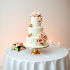 케이크, flower, celebration, 리셉션, 생일, 