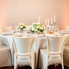 탁자, 설정, 당, 식탁보, 리셉션, 와인, 