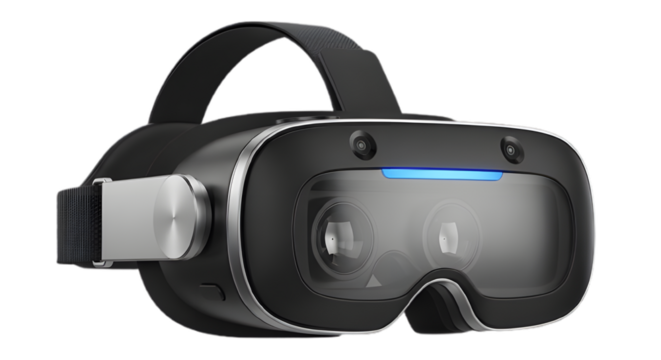 Explore immersive worlds with advanced vr headset technology for gaming and virtual reality experiences today on transparent background