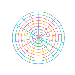 Obraz premium Gridburst Surreal Neon Art Glassmorphism