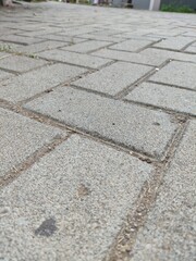 paving stones in the street
