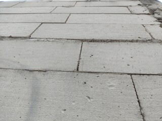 Arrangement of hebel bricks or lightweight bricks in the house.