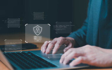 Ethical hacker conducting penetration testing on network systems. Emphasizes vulnerability assessment, security audits, and strengthening IT infrastructure from cyber attacks.Zero Trust security.
