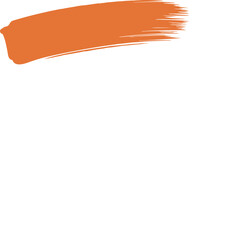 orange brush stroke vector, dry paint abstract splash, artistic grunge mark, editable design ai element"