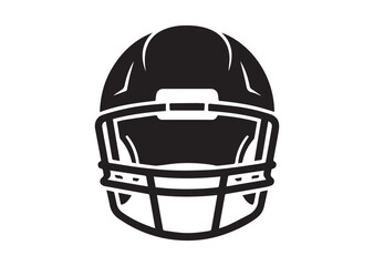 American Football Helmet icon, American Football Helmet solid vector