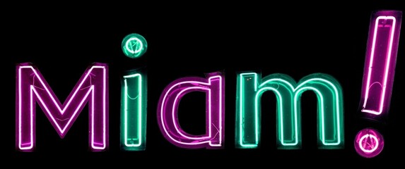 Miam! néons bicolores