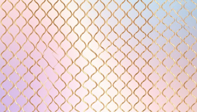 Pastel colored background with gold scale pattern texture.