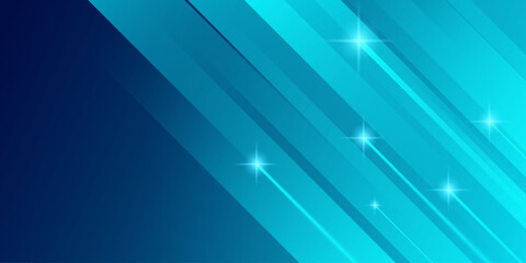 Dark blue abstract background with glowing diagonal light lines for technology and futuristic design themes
