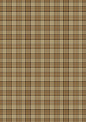 Seamless vintage brown bamboo mat texture background pattern of checked textile fabric for picnic tablecloth design