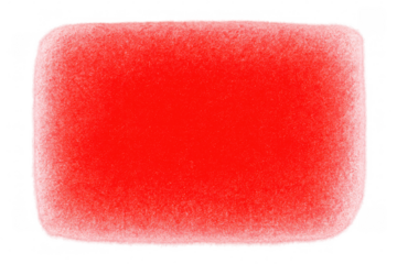Red felt texture background abstract rectangular shape with soft fuzzy edges, isolated on transparent
