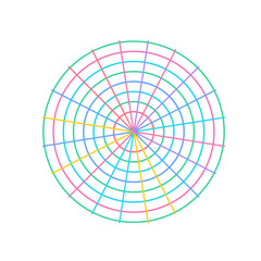 Obraz premium Spiralhub Surreal Neon Art Glassmorphism