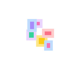 Icons Embedded Duotone Art Glassmorphism