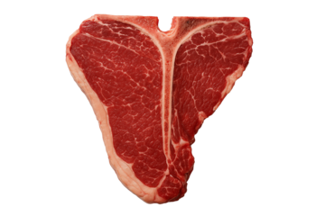 Pièce de viande T-bone cru de qualité boucherie