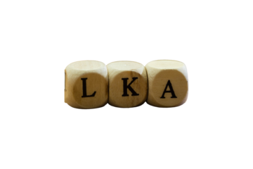 Holzbuchstaben LKA Landeskriminalamt