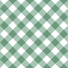 green plaid fabric