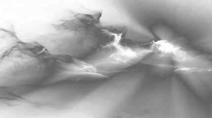 abstract light and mist shapes