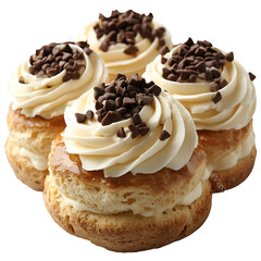 Cream puffs pastry dessert food photography