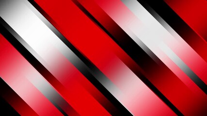 Abstract red and white diagonal striped background with gradient light and modern geometric design - Powered by Adobe